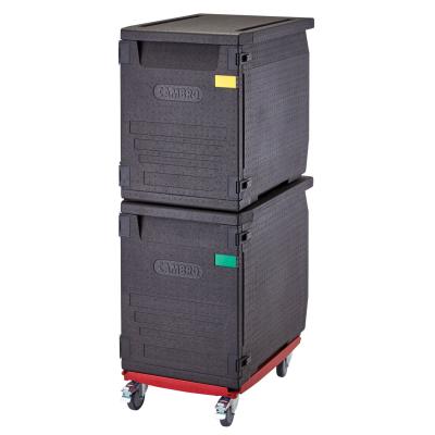Termoizolační box Cam GoBox s předním plněním pro nádoby 600x400 mm, bez drážek, Cambro, 155 l, bez drážek, 155L, Černá,…